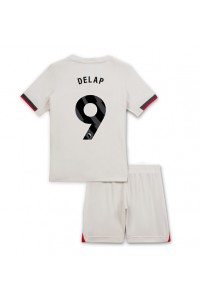 Fotbalové Dres Chelsea Liam Delap #9 Dětské Venkovní Oblečení 2025-26 Krátký Rukáv (+ trenýrky)